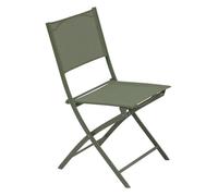 Lot de 4 chaises de jardin Modula pliables vert laurier - Hespéride