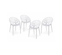 Lot de 4 chaises de salle à manger/cuisine pour intérieur ou extérieur