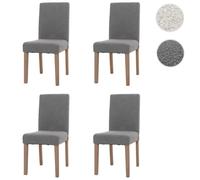 Mendler Lot 4 Chaises Littau - Gris