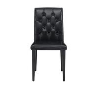 Lot de 4 chaises de salle à manger, Noir Aosom France