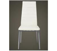 Lot de 4 chaises - Deco In Paris - IRIS - Simili - Plastique - Résine - Blanc - Contemporain - Design
