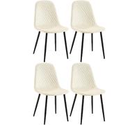 Lot de 4 Chaises Giverny - Velours