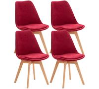 Lot de 4 Chaises Linares - Velours