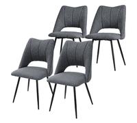 Lot de 4 Chaises ML-Design - Gris