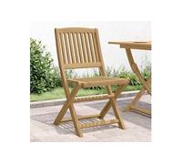 vidaXL Chaises de jardin Lot de 4 pliables 57x49x90 cm Bois massif d'acacia