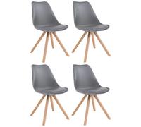 Lot de 4 Chaises Toulouse - Similicuir