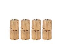 Lot de 4 Charnière Cylindrique, Charnière Invisible Cylindrique Ouverture à 180° Angle, Charnière Invisible Ronde 10mm pour Caravanes, Bricolage,Boîtes Badeaux, Boîte à Bijoux