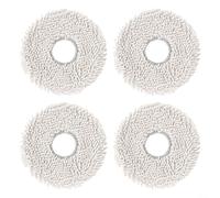 Lot de 4 chiffons de rechange pour Cecotec pour Conga 11090 - Matériau souple garantissant une expérience de nettoyage des rayures