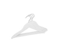 Atmosphera - Lot de 4 cintres en Bois L32cm Blanc