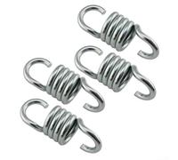 Lot de 4 cintres pour balançoire de porche en acier à ressort pour un mouvement fluide des chaises suspendues, des hamacs et des équipements montés au-dessus de la tête