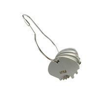 Lot de 4 clés d'aérateur pour robinet d'évier e démontage universelle en acier inoxydable, outil de retrait de filtre de robinet - pour radiateur de salle de bain, cuisine