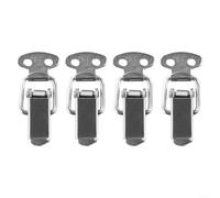 Lot de 4 clips de verrouillage en acier inoxydable | Construction en acier inoxydable, antirouille pour une finition étanche, verrouillage sécurisé du boîtier, lot de 4 pièces