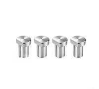 Lot de 4 colliers de serrage réglables pour trous d'établi de 19/20 mm, en acier inoxydable avec poignée en laiton pour découper les bords et le bricolage (19 mm)