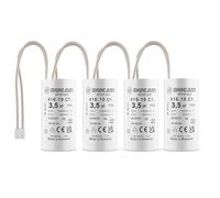 Lot de 4 Condensateurs 3,5uF Moteur Volet Roulant BUBENDORFF - Condensateur avec Connecteur JST pour Réparation Pro de Volet Roulant - Haute Qualité & Longue Durée de Vie - Fond Plat 450V - VOLET TECH