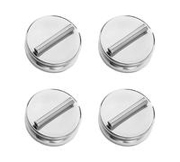 Lot de 4 convertisseurs de broches magnétiques - 1,5 cm - Réutilisables - Invisibles - Dos en métal comme convertisseur de broche - Pour vêtements hijab écharpes tissu corsage bijoux bricolage fête