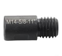Lot de 4 convertisseurs de filetage M10-M14 en alliage d'acier avec tige de connexion, mandrin, adaptateur pour meuleuse d'angle, disque de coupe et disque de ponçage (M14-5/8-11)