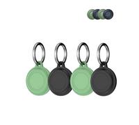 Lot de 4 coques pour Motorola Smart Tag - Coque résistante aux chocs, compatible avec les signaux et facile à enlever pour localisation - Durable, respectueuse de l'environnement et anti-perte, noir 2