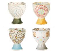 Lot de 4 coquetiers bohème