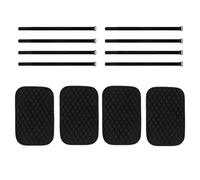 Lot de 4 coussinets antidérapants pour escalier de lit superposé | Marchepied rembourré doux, prise en main sûre, coussins pieds nus, famille adultes, camping-car, maison, camping, dortoir