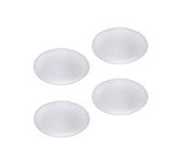 Lot de 4 coussins d'assise JONITA, en feutre blanc