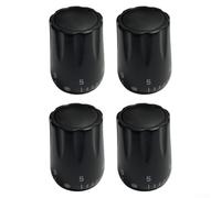 Lot de 4 couvercles de valve de radiateur pour chauffage au sol, volant M30 x 1,5, ajustement sûr pour le contrôle de la température et les systèmes au sol (blanc)