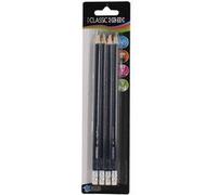 Lot De 4 Crayons Hb Graphite + Gomme - Ulmann G