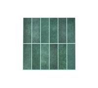 Lot de 4 Crédences Adhésives Rectangle 30cm Vert