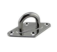 Lot de 4 crochets à œillet en acier inoxydable 304 for suspension plafond, for applications marines Pour fixation murale(6mm)