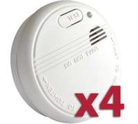 SYMEX 4 détecteurs de fumée certifiés NF - SYM3200