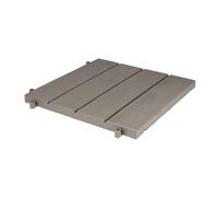 Lot de 4 dalles clipsables aspect bois 40 cm