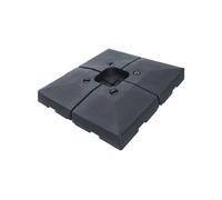 Dalles lot de 4 dalles parasols hdpe