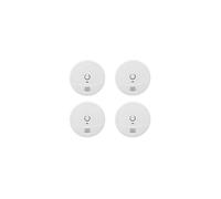Lot de 4 détecteurs de fumée NF autonomie 5 ans-EVACUATE