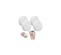 Lot de 4 détecteurs de fumée NF Autonomie 5 ans Garantie 3 ans - 5TC1292-6 + supports aimantés-SIEMENS