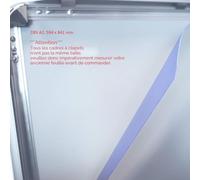 Lot de 4 DIN A1 Film protection d'écran de rechange pour trottoir Affiche Cadre
