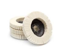 Lot de 4 Disque Polissage 125mm, Disque A Polir pour Meuleuse | Disques de Polissage, Feutre Brillant, pour Meuleuse D'Angle, Disque de Polissage, Feutre de Laine, pour Ponçage et Le