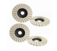 Lot de 4 disques de polissage de 22 mm pour métal, verre, meubles, marbre, polissage - Outil efficace et professionnel