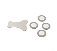 Lot de 4 disques transducteurs à disque en verre de 20 mm de rechange pour chauffe-feu électrique Opti-Myst, compatibles avec les cheminées intérieures et humidificateurs Dimplex