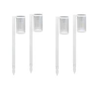 KYF Lot de 4 Éclairages LED Solaires 25 lm à Planter Idéal pour Éclairage d'Allée et Chemin