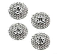 Lot de 4 écrans de protection TIG en acier inoxydable pour lampes de poche Sr Wp 9 20 17 18 26 avec pince de serrage 53nabsp3-12# (3,2 mm)
