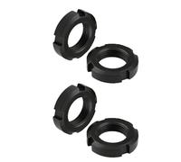 Lot de 4 écrous ronds fendus M20 x 1,5 en acier au carbone à quatre fentes pour roulements à roulement, champ industriel