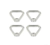 Lot de 4 écrous triangulaires en acier inoxydable 304 M8 pour M10 pour M14 - Écrous à œil trapézoïdaux robustes pour matériel de connexion industrielle marine (14 mm)