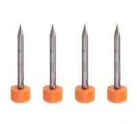 Lot de 4 électrodes ER-10 pour appareil d'épissage de fibre Type-39/81C/600C, tige d'électrodes de soudage durables pour épissure optique pour fusion, roulements secs, plus de 3000 épissures