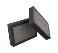 Lot de 4 éléments filtrants de rechange pour purificateur d'air H128, cartouches de type HEPA pour enlever la poussière, fournitures de nettoyage en plastique noir