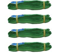 Lot De 4 Élingues Ronde Trutzholm 2000 Kg Vert 4 m