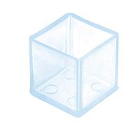 Lot de 4 embouts de protection en caoutchouc pour pieds de meubles carrés 38 x 38 mm, carré 38 x 38 mm