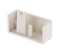 Zenitech - Lot de 4 Embouts pour moulure 30 x 10mm - Blanc