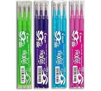 Lot de 4 étuis de 3 recharges FriXion pointe 0,7mm assortiment Pilot G