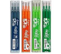 Lot de 4 étuis de 3 recharges FriXion pointe 0,7mm assortiment Pilot G