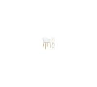 Paris Prix Lot de 4 Fauteuils de jardin Malaga – Pliants, léger, moderne – Blanc