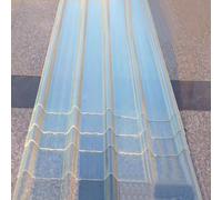 Lot de 4 feuilles de toiture en fibre de verre transparentes - Panneaux ondulés de 2 mm - Couvertures imperméables et transmettant la lumière du soleil pour abris auto - Solution isolante (0,9 x 1,3 m